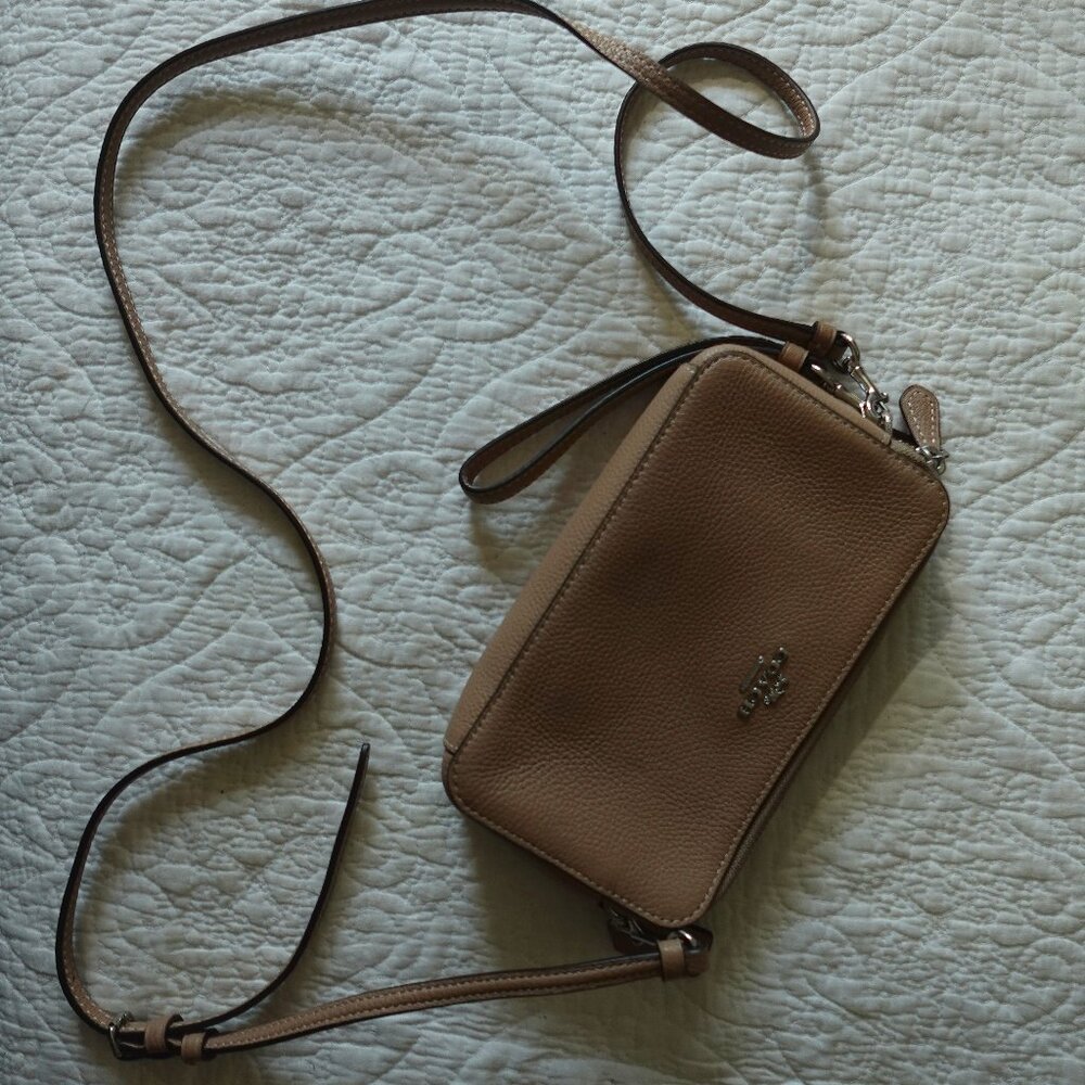 Coach Kira Crossbody Bag Taupe - Picture 2 of 15